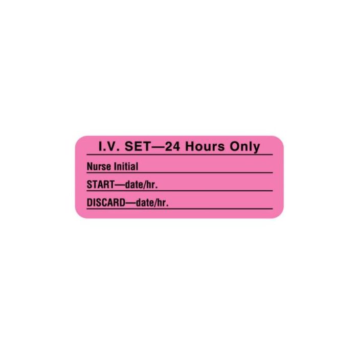 IV101 LABEL IV SET 24 HOURS ONLY - IV101-J