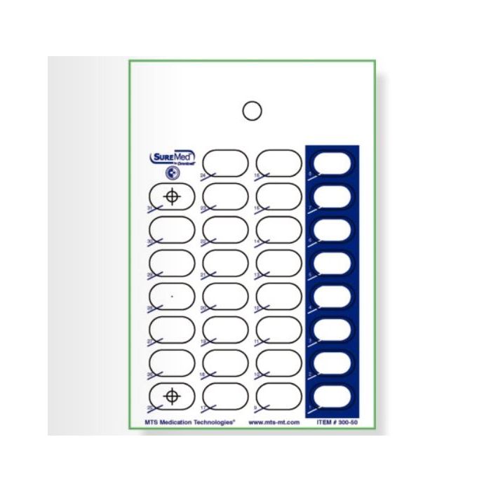CARD AND BLISTER - 31 DOSE - COUNTDOWN - DOSIS FRONT - 500/CASE