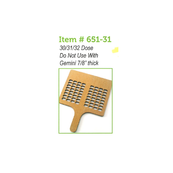 SEALING PADDLE - CORK SEALING - 30/31/32 DOSE - J651-31