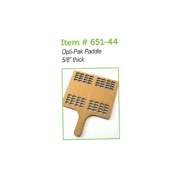 SEALING TEMPLATE - OPTIPAK - J651-44