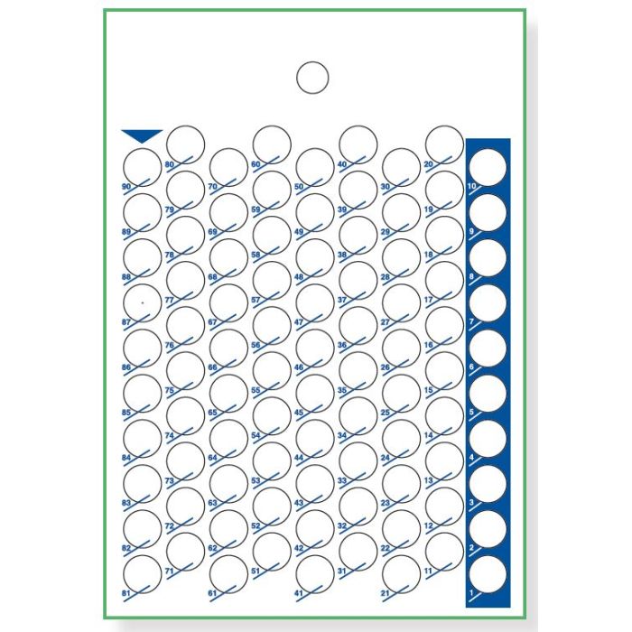 CARD AND BLISTER - 90 DAY HEAT SEAL 1-PIECE - 250/CASE - J90