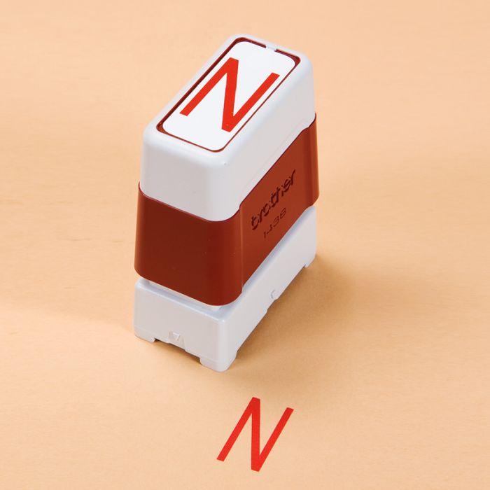 STAMP - PRE-INKED - N - NON-CONTROLLED DRUGS - RED - JNST
