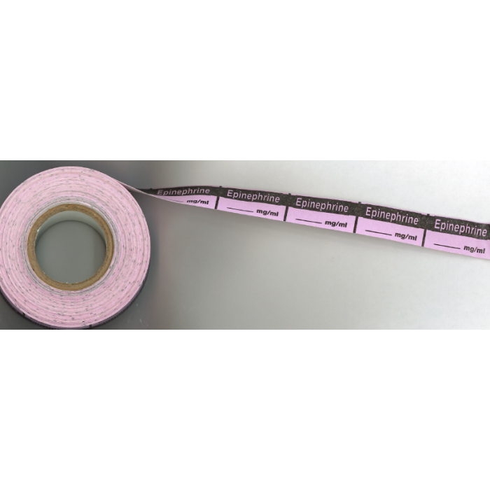 ANESTHESIA TAPE - 1/2 X 500 - EPINEPHRINE____MG/ML - TA284