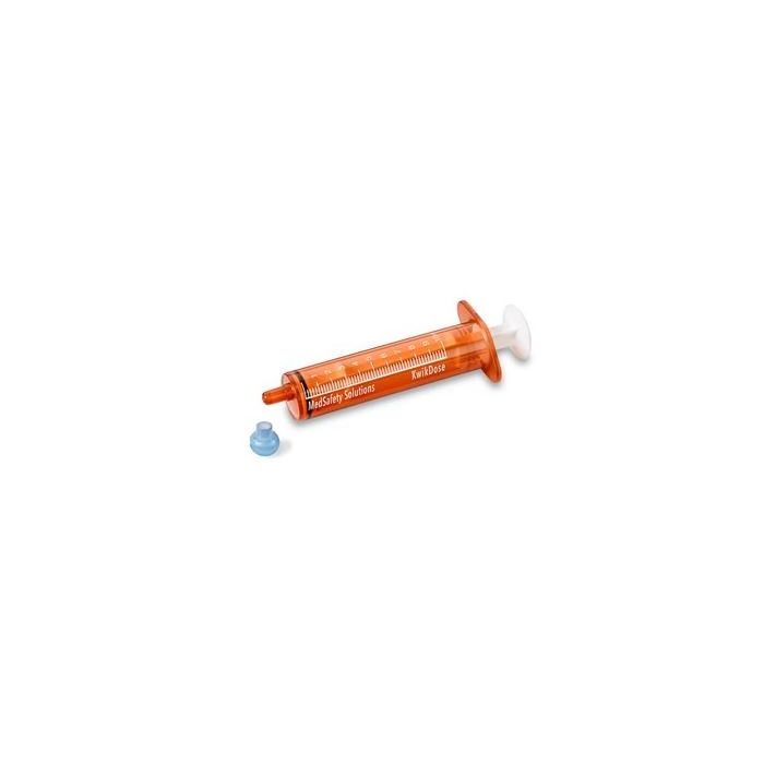 ORAL SYRINGE 10ML- AMBER W/WHITE MARKINGS W/TIP CAP