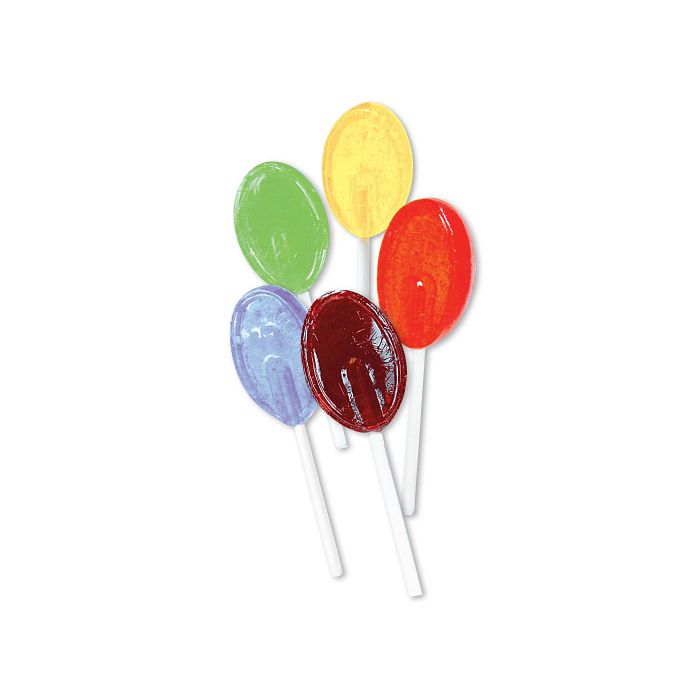 DRJOHN'S SUGARLESS FRUIT LOLLIPOPS - ASSORTED FLAVORS - MB4056-J