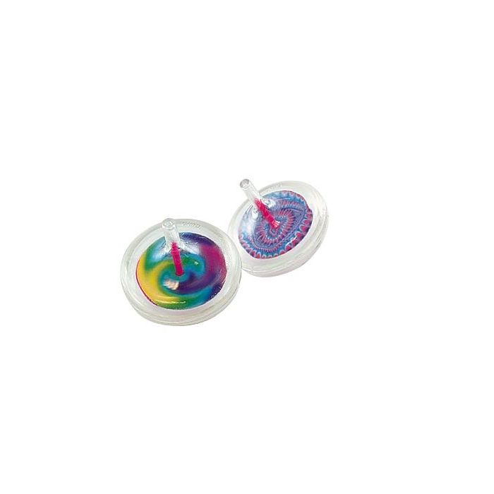 TIE DYE SPIN TOPS - 2 - 60/PACK