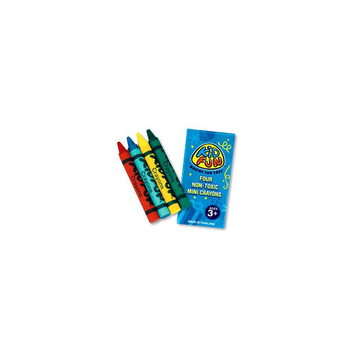 MINI CRAYON - 144 PACKS OF 4 CRAYONS