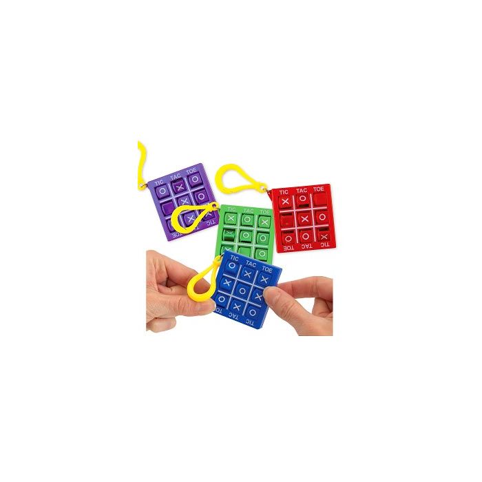 TIC-TAC-TOE GAMES - NEON - 2 - 24/PACK