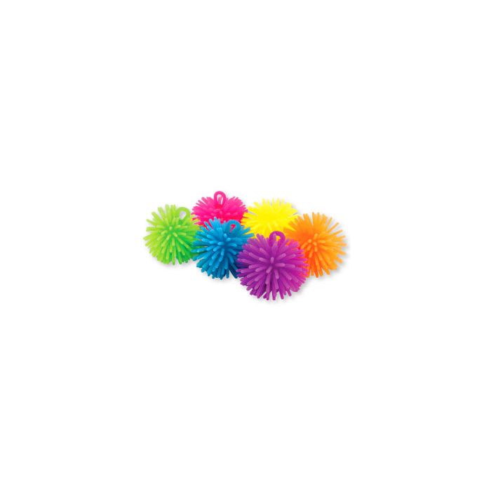 MINI PUFFER BALLS - NEON - ASSORTED COLORS - 24/PACK