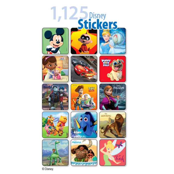 DISNEY STICKER SAMPLER - 2-1/2 - MBDLS