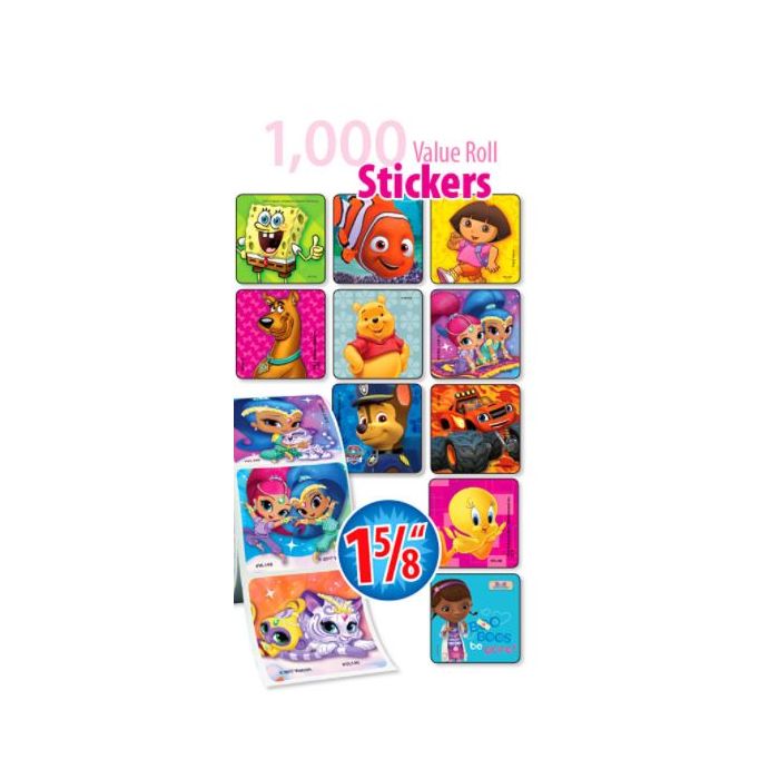 VALUE ROLL STICKER SAMPLER - 1-5/8 - MBVLRS