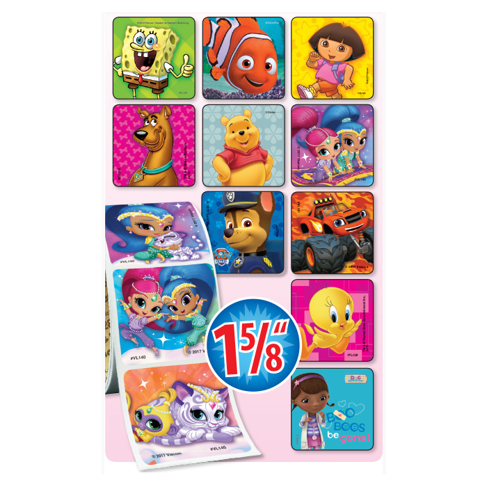 MEGA ROLL VALUE STICKERS - MBVLX