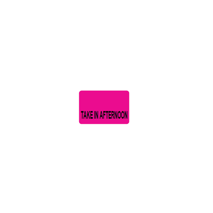 LABEL - TAKE IN AFTERNOON BLACK PRINT ON PINK - 15 X 1 - 1000/BOX