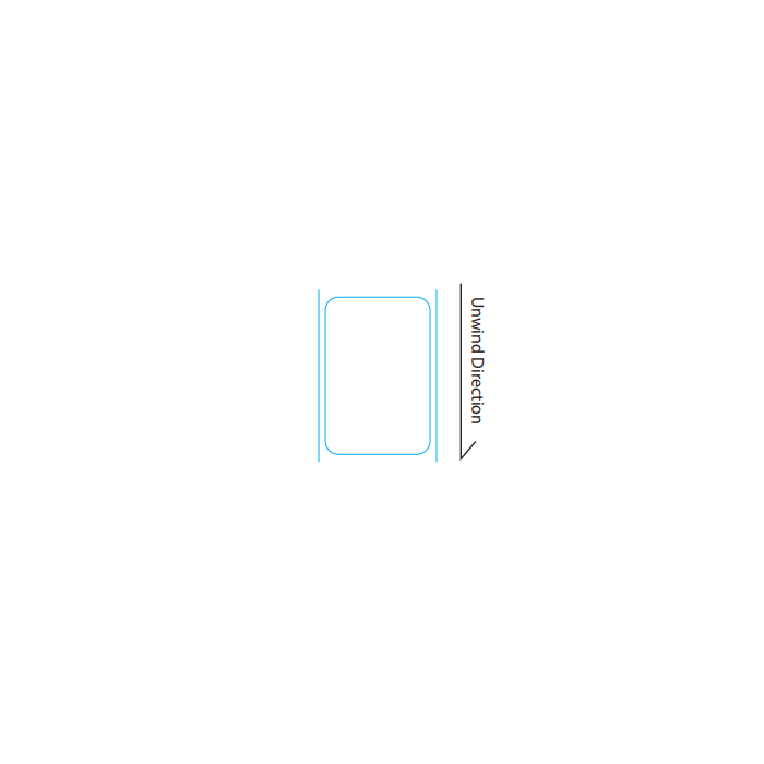 LABEL - BLANK - WHITE - 15 X 1 - 1000/BOX