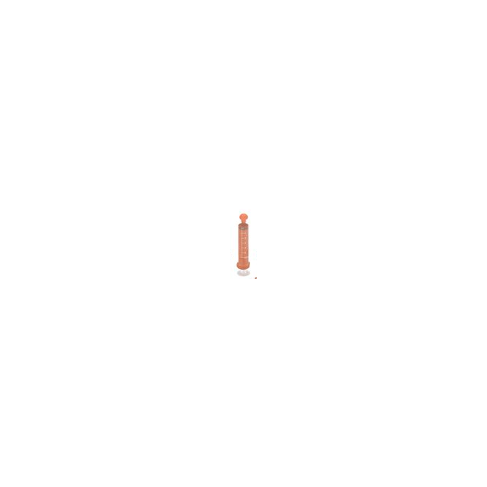 ORAL SYRINGE - AMBER W/WHITE MARKINGS - 6ML