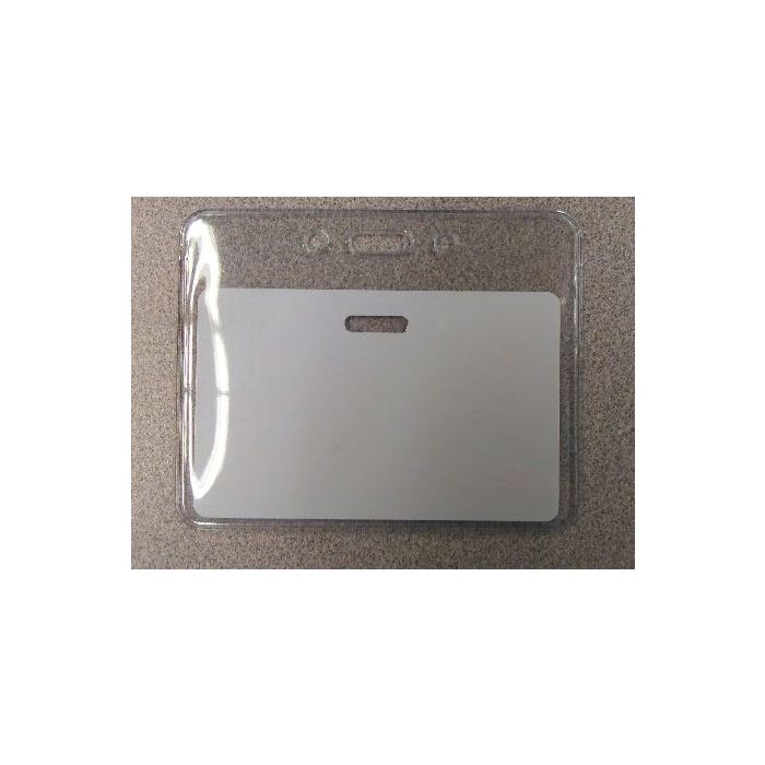 NAME BADGE PLASTIC HOLDER - HORIZONTAL - NB-PLASTICPOUCH
