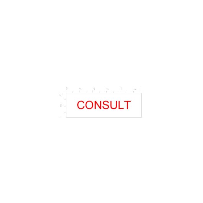 STAMP - SELF-INKING - 9/16 X 1-1/2 - CONSULT - P4911CONSULT