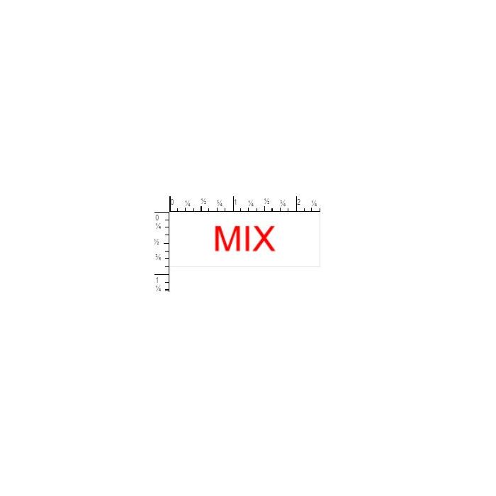 STAMP - SELF-INKING - 7/8 X 2-3/8 - MIX - P4913MIX-R