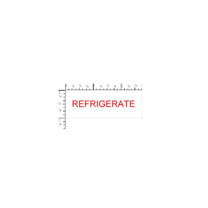 STAMP - SELF-INKING - 1 X 2-3/4 - REFRIGERATE - P4915REF