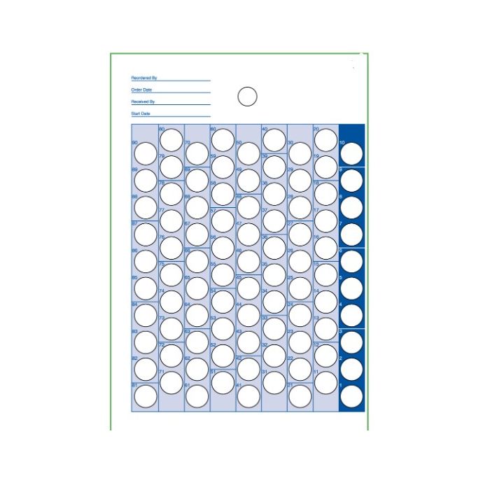 300-65 90 CT PILL CARDS P/S