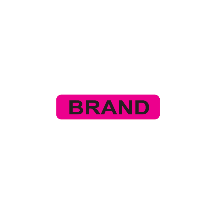 WARNING LABEL - 1-9/16” X 3/8” - BRAND
