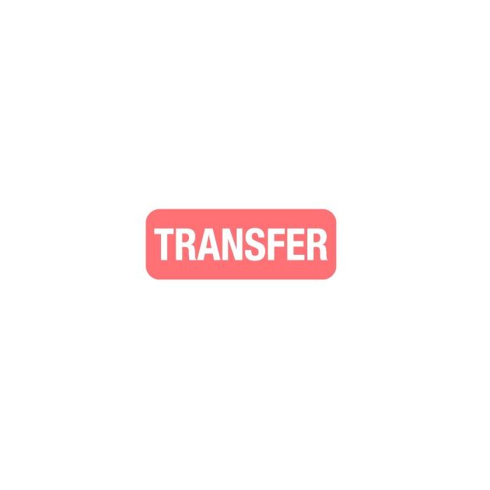 WARNING LABEL - 1-11/16 X 5/8'' - TRANSFER - PM12TRANSFER