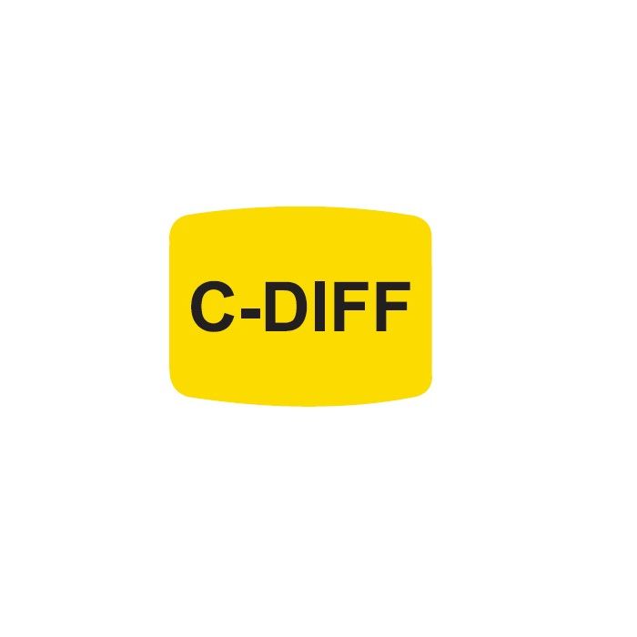 WARNING LABEL - 2-5/8 X 2 - C-DIFF