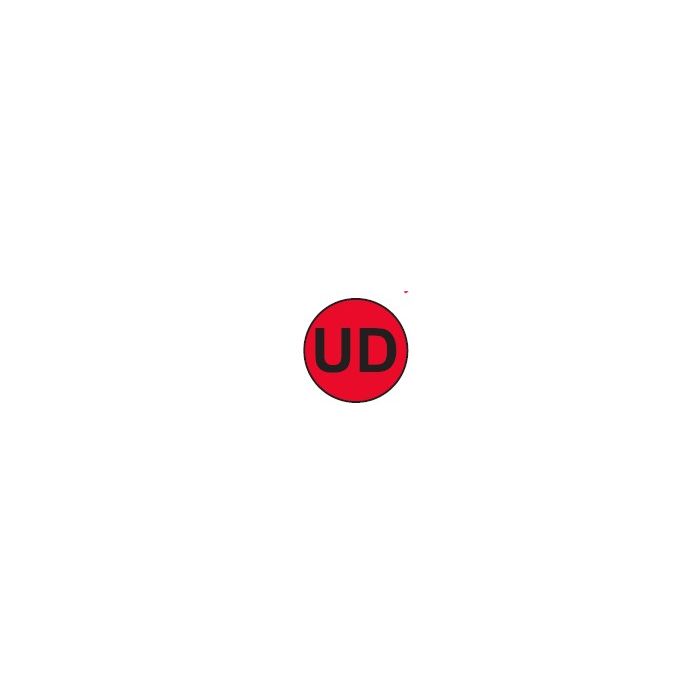 WARNING LABEL - 3/4 CIRCLE - UD