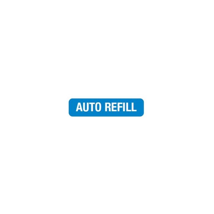 WARNING LABEL - 1-9/16” X 3/8” - AUTO REFILL