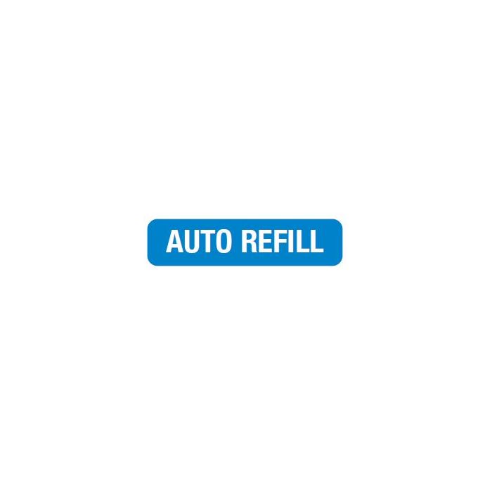 WARNING LABEL - 1-9/16” X 3/8” - AUTO REFILL - PM1AUTOREFILL