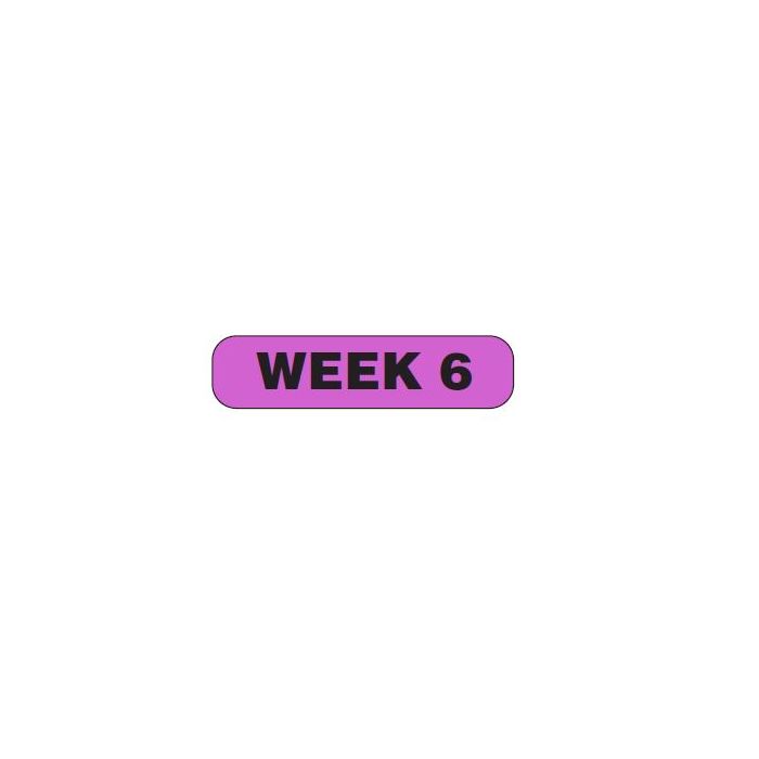 WARNING LABEL - 1-9/16” X 3/8” - WEEK 6