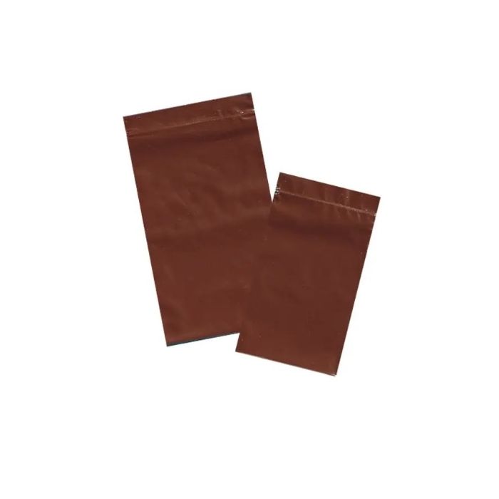 RECLOSABLE ZIP BAG - AMBER - 2-1/2 X 9 - 2 MIL - 1000/CASE - Q200