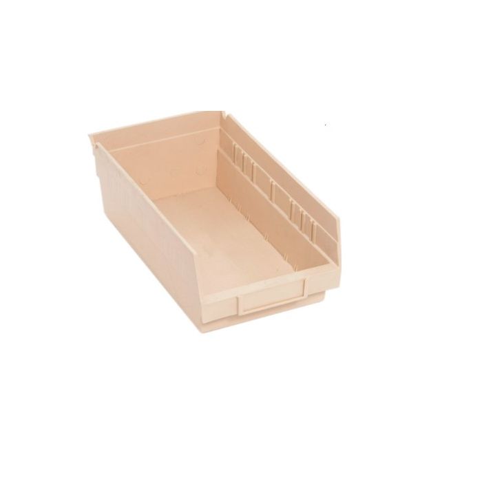 ECONOMY SHELF BIN - IVORY