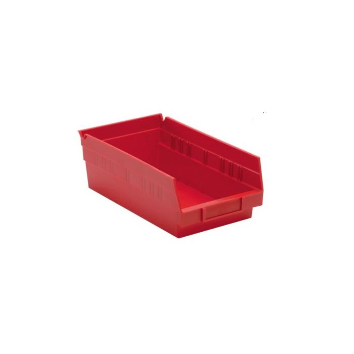 ECONOMY SHELF BIN - RED