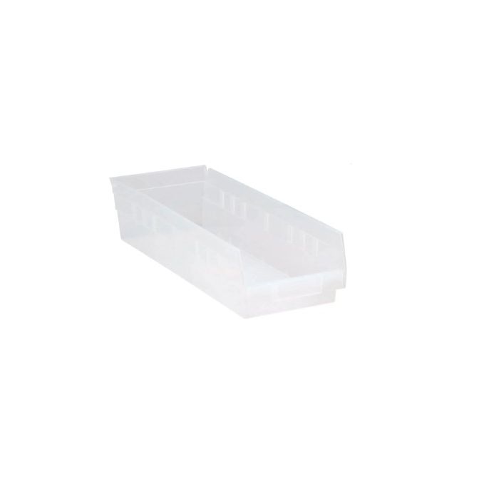 ECONOMY SHELF BIN - CLEAR
