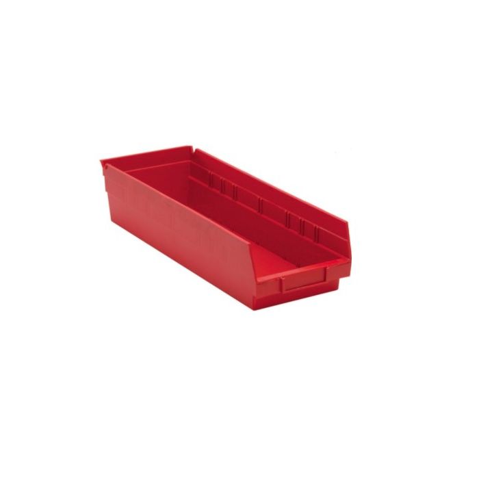 ECONOMY SHELF BIN -RED