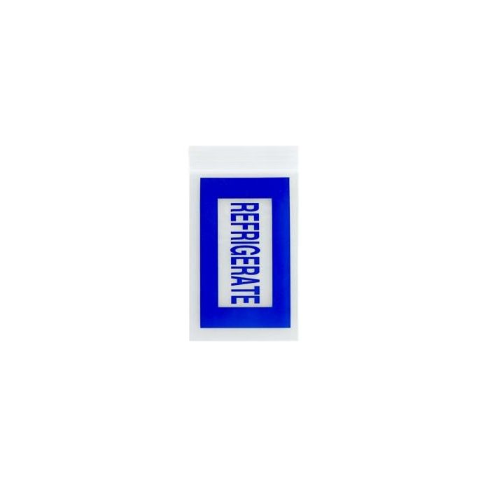RECLOSABLE ZIP BAG - REFRIGERATE - 6 X 9 - 2 MIL - 100/PACK - RDQ13-PK