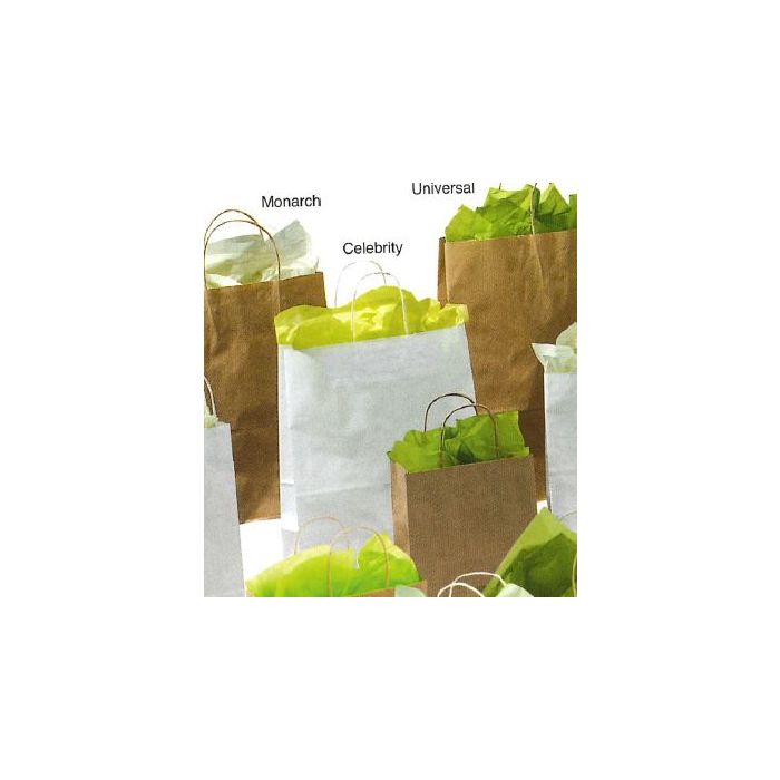 NATURAL KRAFT BAGS - 13 X 6 X 15 - CELEBRITY - 250/CASE - SH-CENK