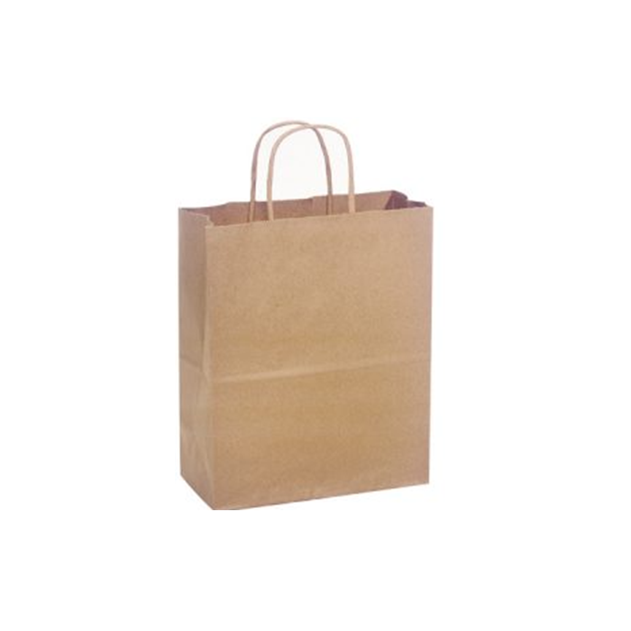 NATURAL KRAFT BAGS - 8 X 4-1/2 X 10-1/4 - PETITE - 250/CASE - SH-PENK
