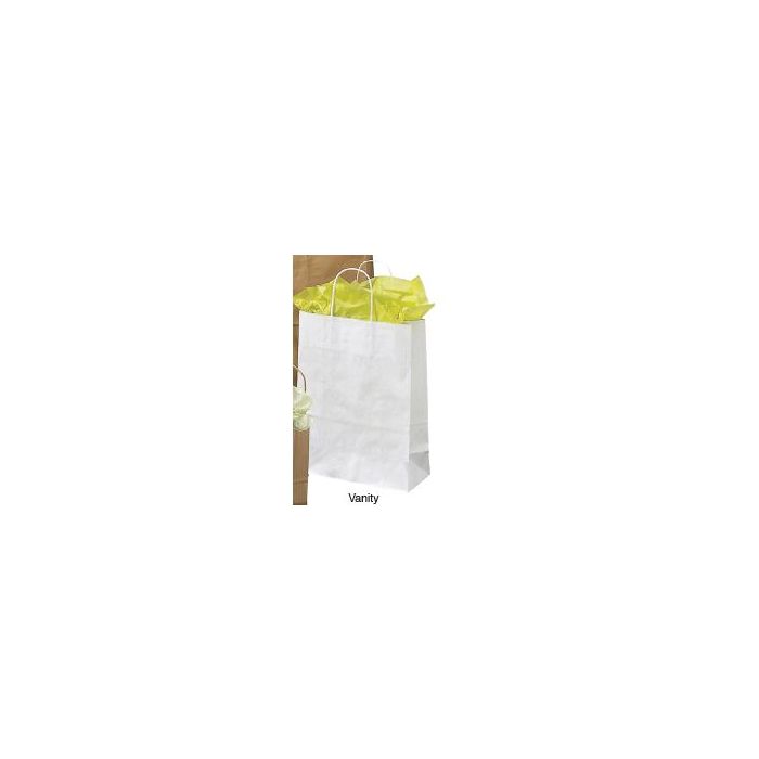 NATURAL KRAFT BAGS - 10 X 5 X 13-1/4 - VANITY - 250/CASE - SH-VANK