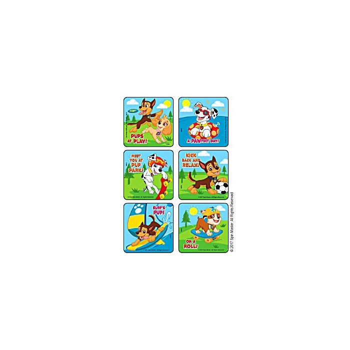 STICKERS - PAW PATROL PUPS - 2-1/2 - 75/PACK - STM1684