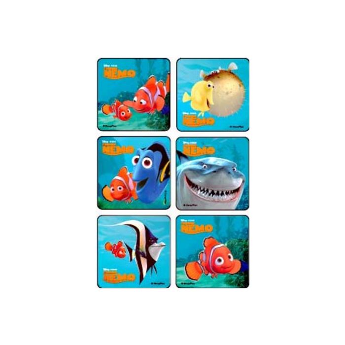 STICKERS - FINDING NEMO DISNEY - 2-1/2 - 75/PACK - STM2333