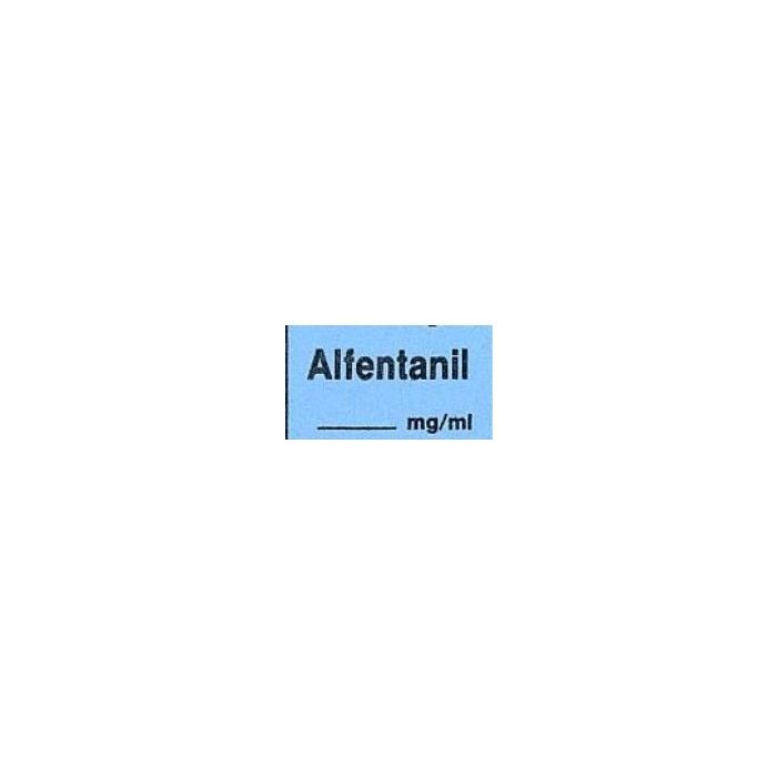 ANESTHESIA TAPE: ALFENTANIL 1/2 X 500 - TA240