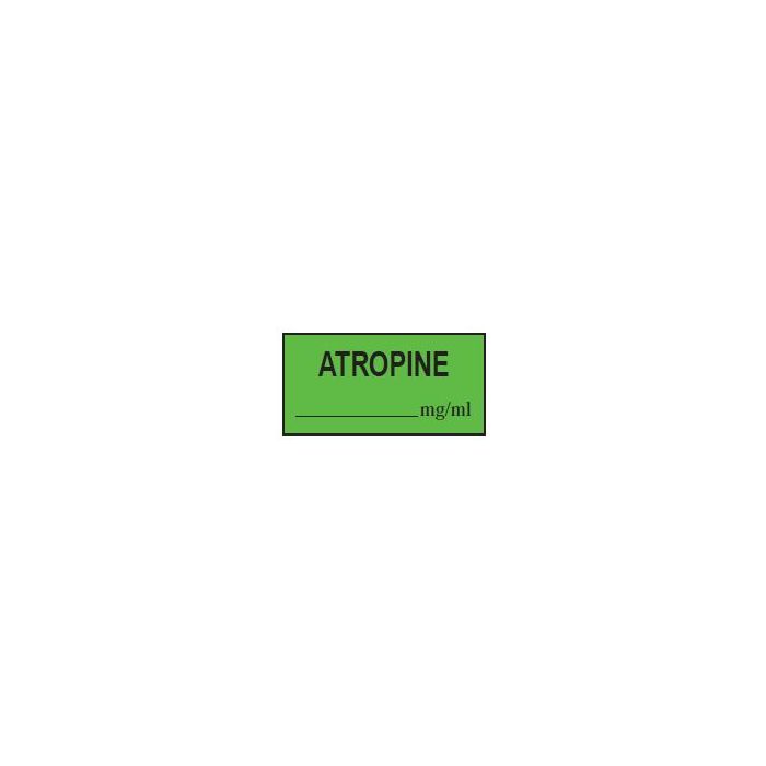 ANESTHESIA TAPE: ATROPINE 1/2" X 500" - TA310