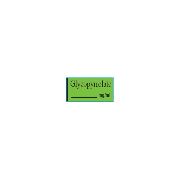 ANESTHESIA TAPE - 1/2 X 500 - GLYCOPYRROLATE_____MG/ML