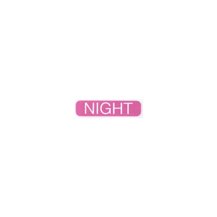 LABEL - 1-9/16 X 3/8 - TIME OF DAY - NIGHT - TIME-NIGHT