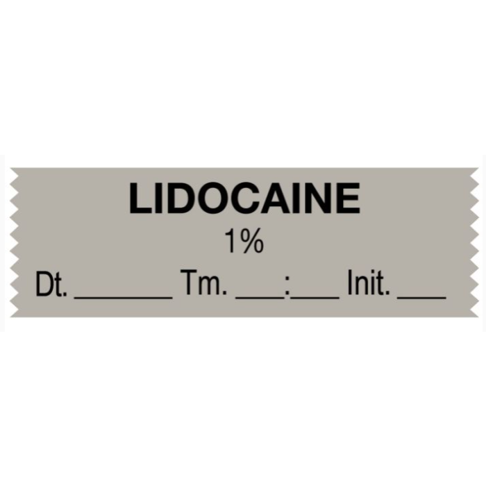ANESTHESIA TAPE - 1-1/2 X 1/2 - LIDOCAINE - 1%