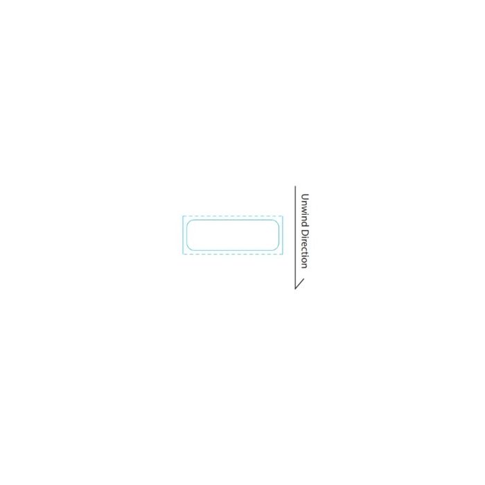 BLANK - THERMAL TRANSFER LABEL - 15 X 5 - 5000 LABELS/ROLL