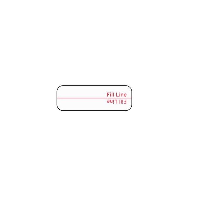 LABEL - 1-1/2 X 1/2 - DOSE FILL LINE