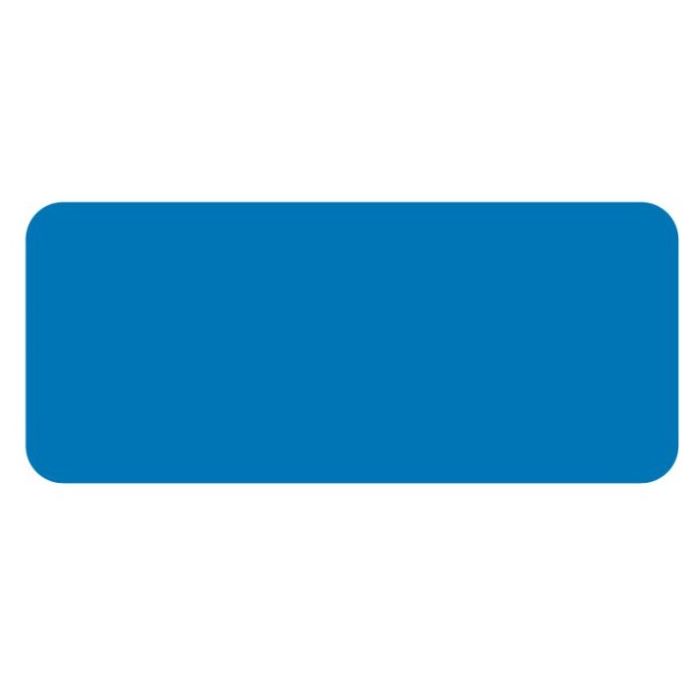 VC204 RECTANGLE BLUE VINYL 7/8 x 3/8